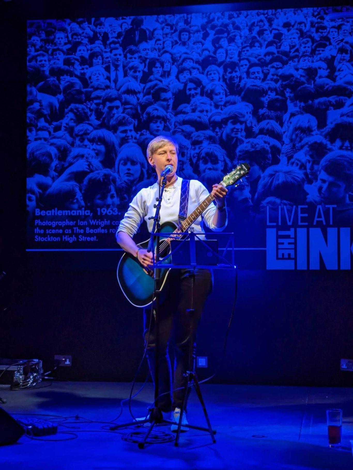 Open mic at The Link in Stockton-On-Tees.